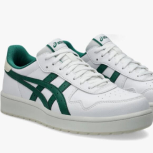 Excellent ASICS Japan S Golf  Spikeless Golf Shoes White/Japer Green Sz 12M - Picture 1 of 12
